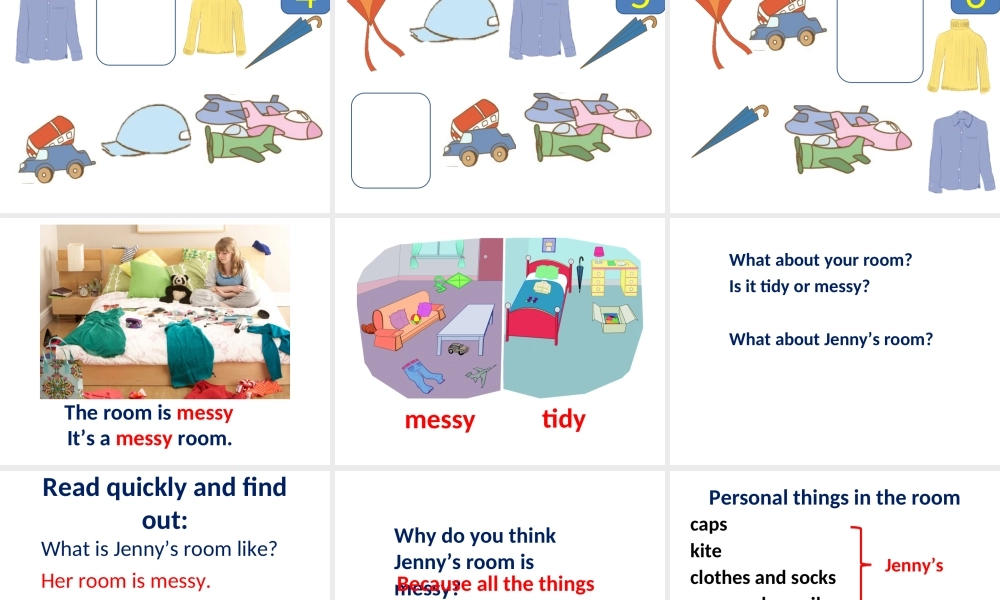 北师大初中英语七上《Unit 3 Home》PPT课件Lesson7 Time to Tidy.ppt