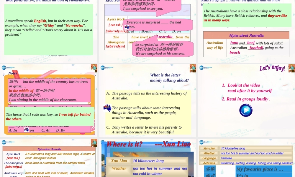 广东省惠东县惠东中学九年级英语上册 Module 10 Unit2 The game that they like most is Australian football教学课件.ppt