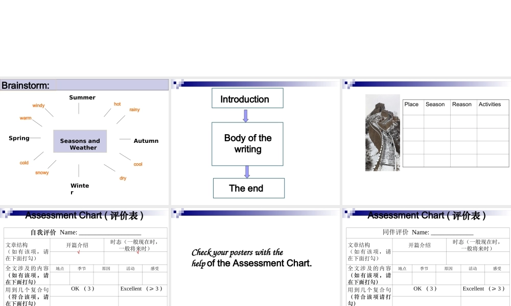 北师大初中英语七下《Unit 4 Seasons and Weather》PPT课件 (4).ppt