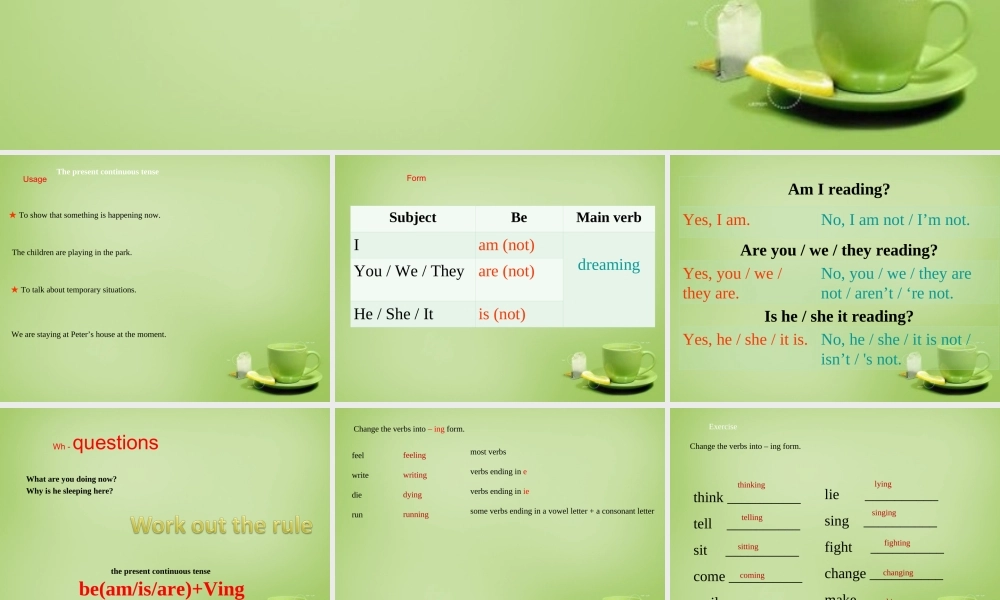 广东省深圳市文汇中学七年级英语下册 Unit 4 Save the trees Period 3 Grammar课件 .ppt