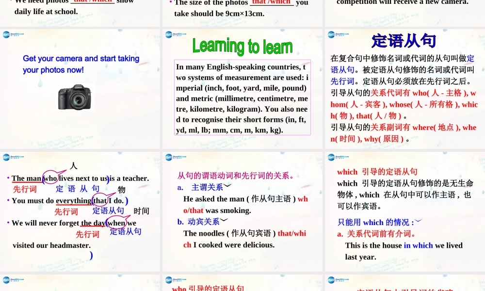 广东省惠东县惠东中学九年级英语上册 Module 11 Unit 3 Language in use教学课件.ppt