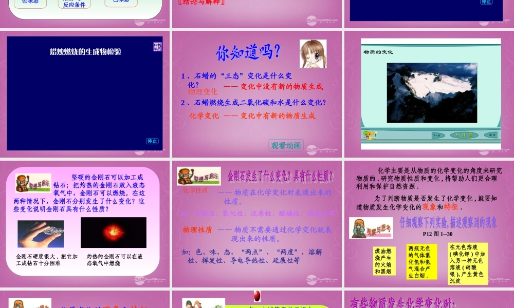 沪教初中化学九上《1第2节 化学研究些什么》PPT课件 (7).ppt