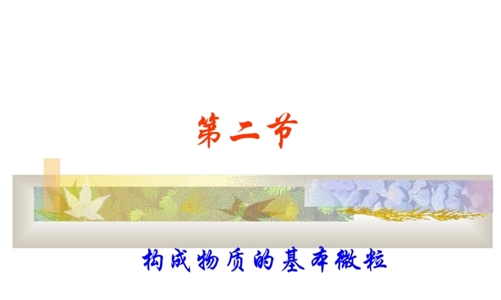 沪教初中化学九上《3第1节 构成物质的基本微粒》PPT课件 (27).ppt