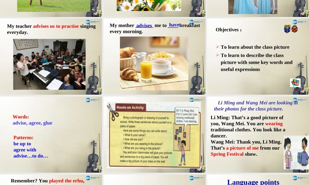 冀教初中英语八上《Lesson 2 Many Faces, One Picture》PPT课件 (2).ppt