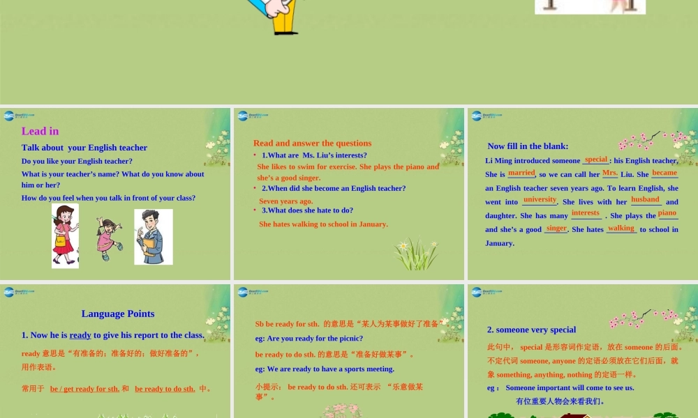 冀教初中英语八上《Lesson 5 Meet Ms. Liu》PPT课件 (1).ppt