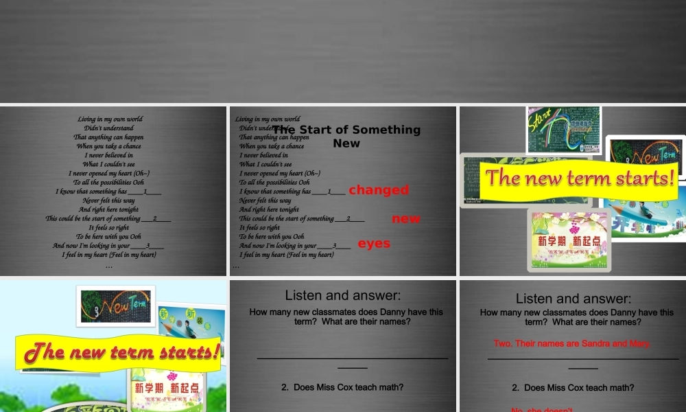 冀教初中英语八上《Lesson 1 Back to School!》PPT课件 (4).ppt