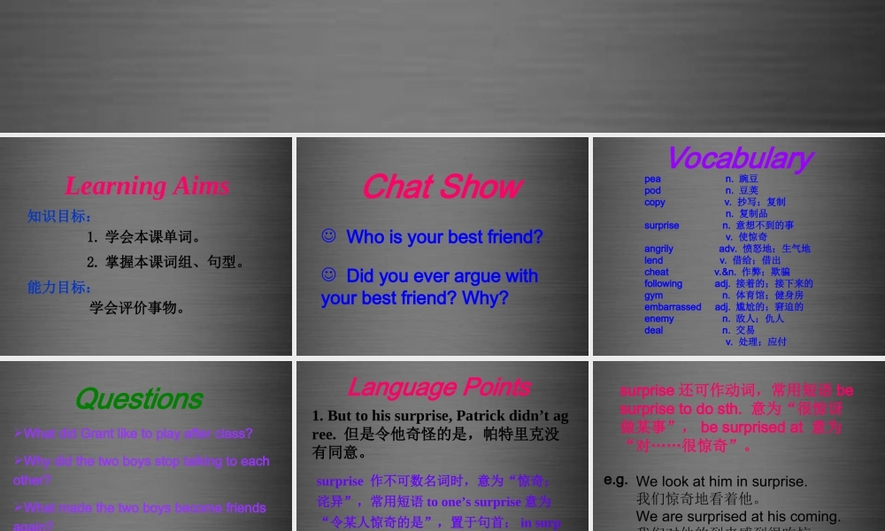 冀教初中英语八上《Lesson 4 Best Friends》PPT课件 (2).ppt