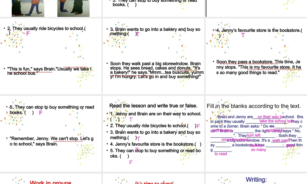 冀教初中英语八上《Lesson 20 No Stopping!》PPT课件 (2).ppt
