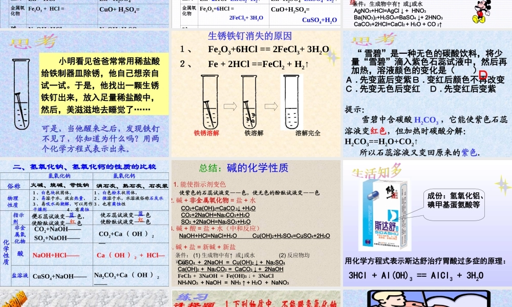 沪教初中化学九下《7第2节 常见的酸和碱》PPT课件 (2).ppt
