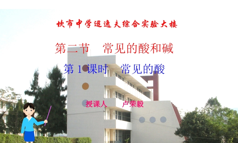 沪教初中化学九下《7第2节 常见的酸和碱》PPT课件 (12).ppt