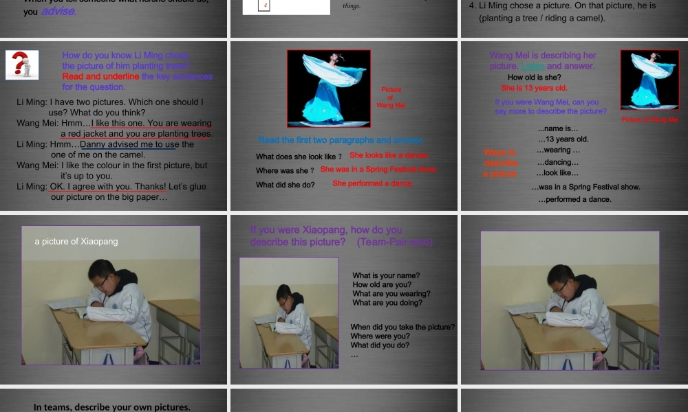 冀教初中英语八上《Lesson 2 Many Faces, One Picture》PPT课件 (3).ppt