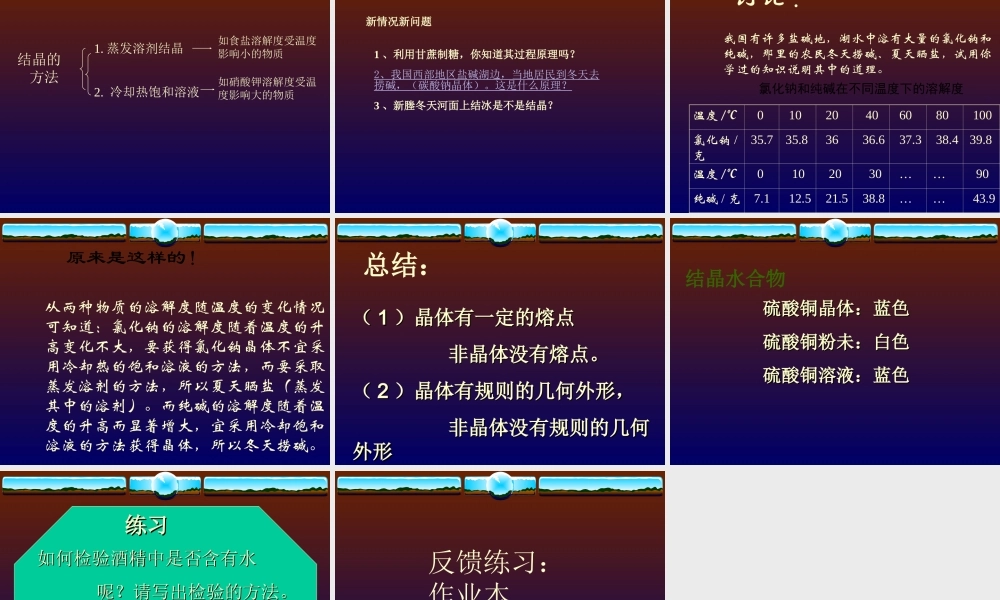 沪教初中化学九下《6第3节 物质的溶解性》PPT课件 (2).ppt