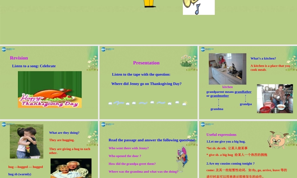 冀教初中英语八上《Lesson 16 Happy Thanksgiving!》PPT课件 (1).ppt