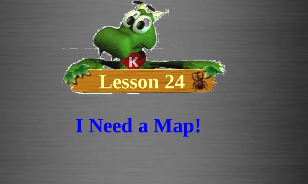 冀教初中英语八上《Lesson 24 I Need a Map!》PPT课件 (2).ppt