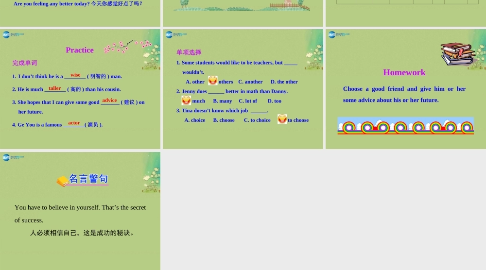 冀教初中英语八上《Lesson 30 A Famous Friend》PPT课件 (1).ppt