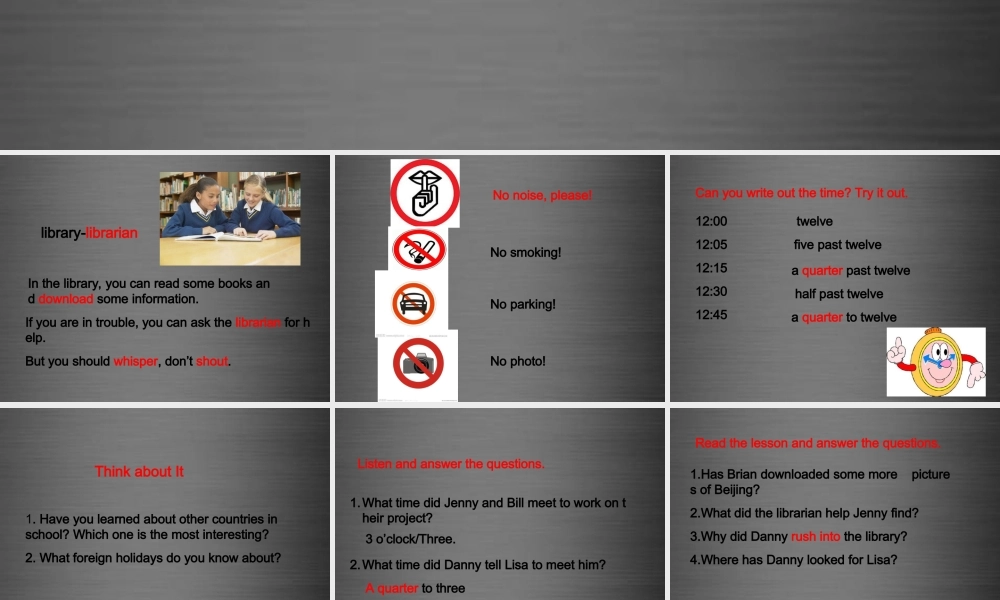 冀教初中英语八上《Lesson 10 Looking for Lisa》PPT课件 (2).ppt