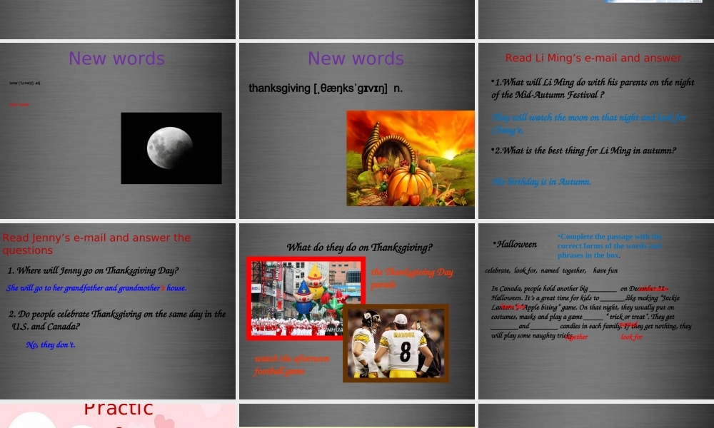 冀教初中英语八上《Lesson 13 I Love Autumn》PPT课件 (2).ppt