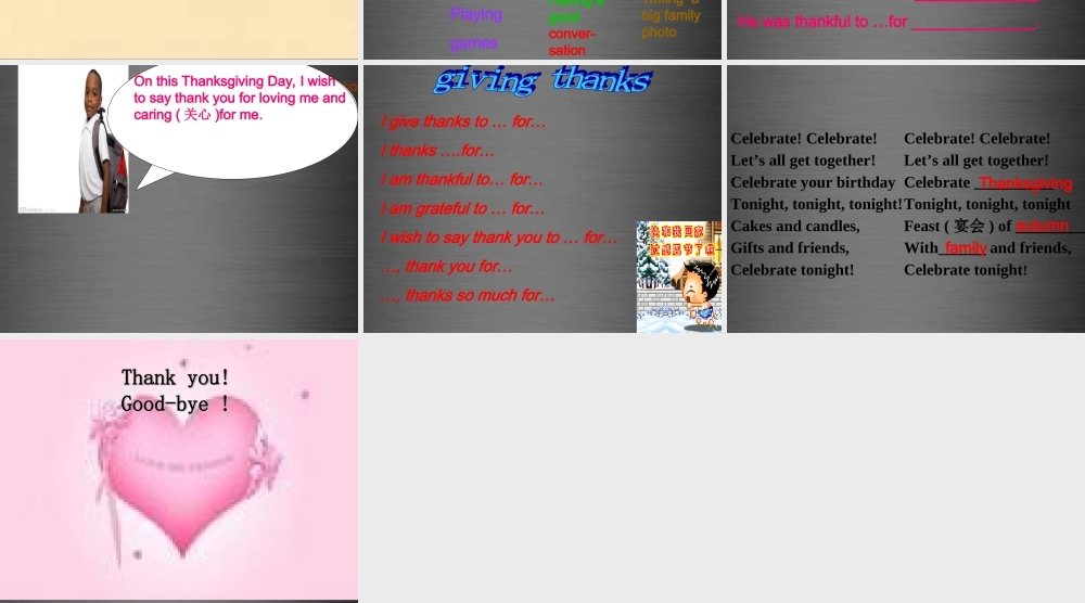 冀教初中英语八上《Lesson 16 Happy Thanksgiving!》PPT课件 (2).ppt