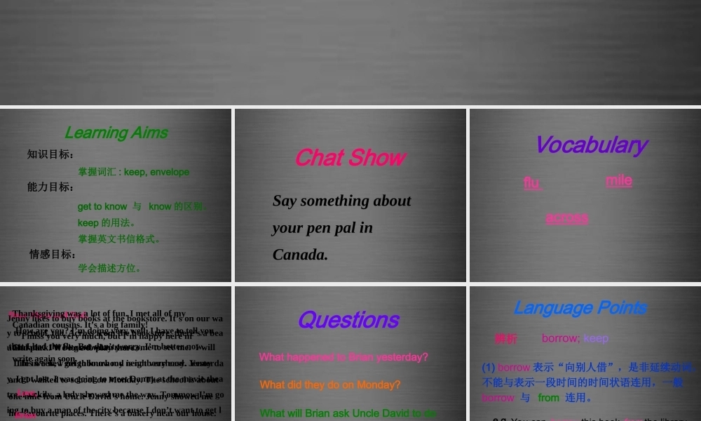 冀教初中英语八上《Lesson 24 I Need a Map!》PPT课件 (3).ppt