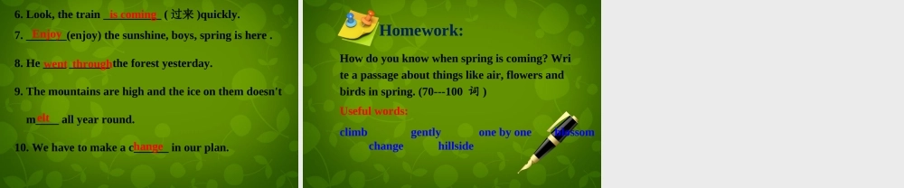 冀教初中英语八下《Lesson 3 Sun Is Rising》PPT课件 (2).ppt