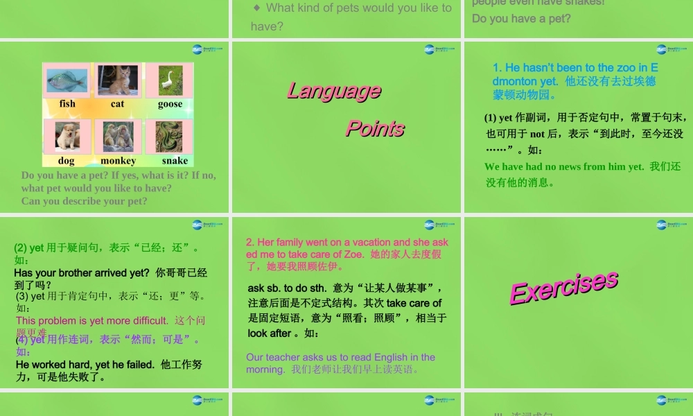 冀教初中英语八下《Lesson 13 Danny's Big Scare》PPT课 (1).ppt