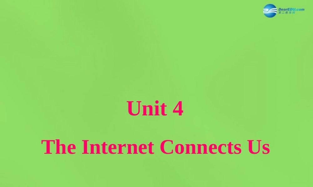 冀教初中英语八下《Lesson 19 How Do You Use the Internet》PPT课件 (1).ppt