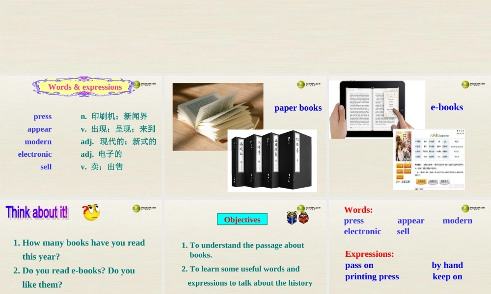 冀教初中英语八下《Lesson 21 Books or Computers》PPT课件 (3).ppt