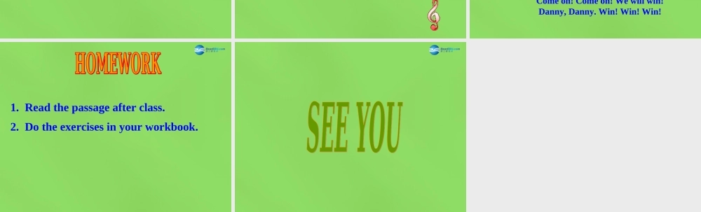 冀教初中英语八下《Lesson 31 Don't Fall, Danny》PPT课件 (1).ppt