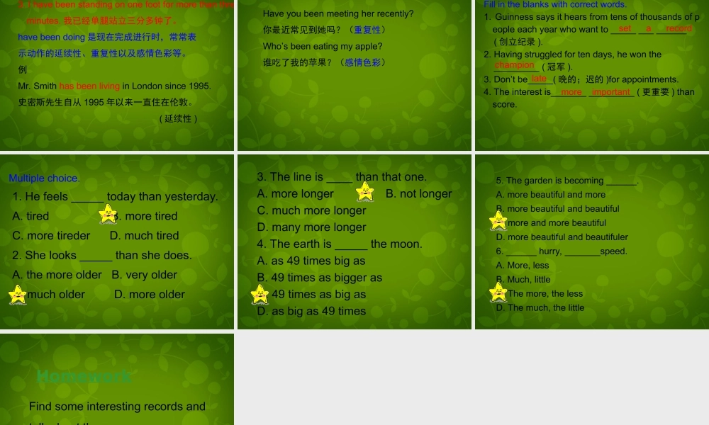 冀教初中英语八下《Lesson 31 Don't Fall, Danny》PPT课件 (2).ppt