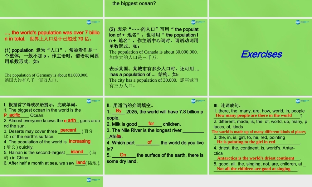 冀教初中英语八下《Lesson 38 The World Is a Big Place》PPT课件 (2).ppt