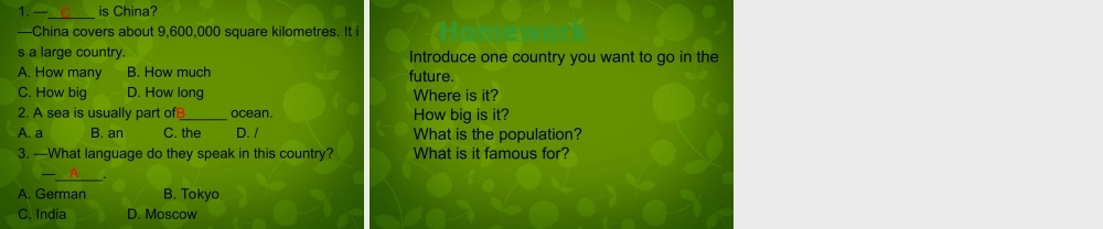 冀教初中英语八下《Lesson 41 A Class of the World》PPT课件 (3).ppt