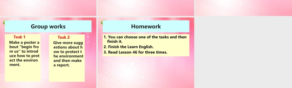 冀教初中英语八下《Lesson 46 Protect Our Environment》PPT课件 (1).ppt