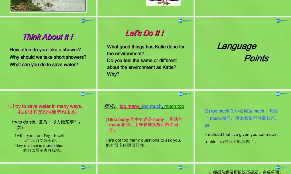 冀教初中英语八下《Lesson 46 Protect Our Environment》PPT课件 (2).ppt