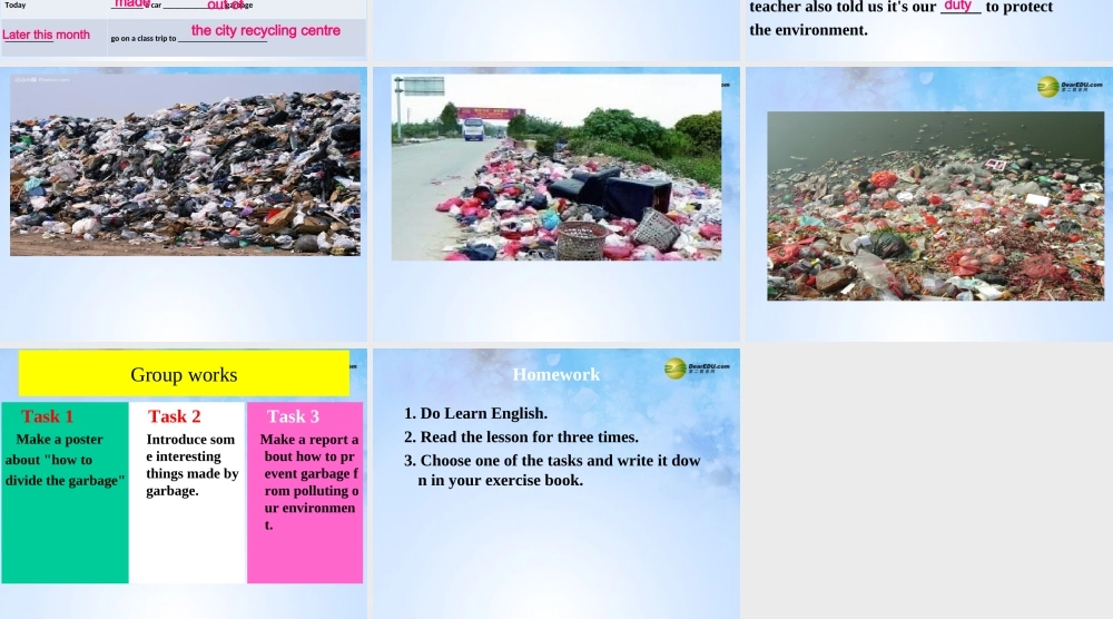 冀教初中英语八下《Lesson 48 Garbage Is Interesting!》PPT课件 (1).ppt