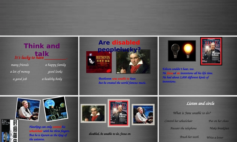 冀教初中英语九上《Lesson 5 Jane's Lucky Life》PPT课件 (4).ppt