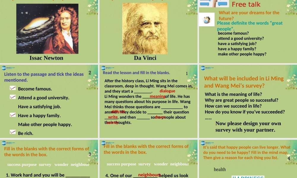 冀教初中英语九上《Lesson 7 What Is the Meaning of Lift》PPT课件 (5).ppt