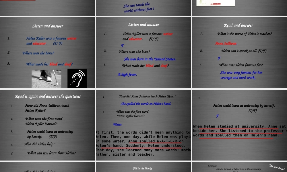 冀教初中英语九上《Lesson 10 Touch the World》PPT课件 (4).ppt