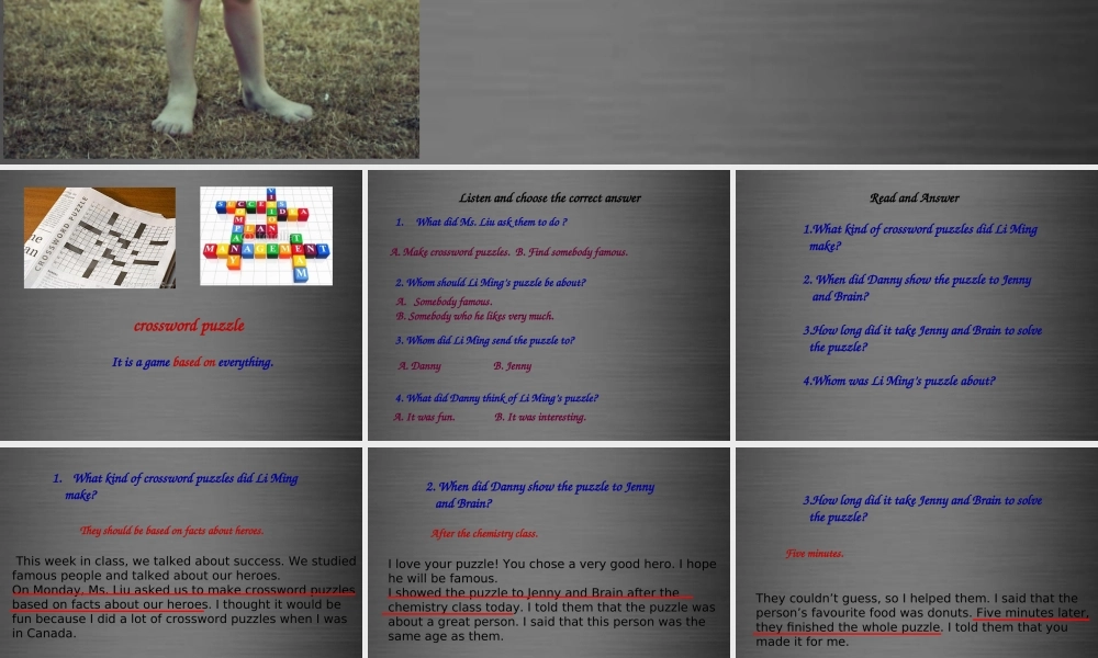 冀教初中英语九上《Lesson 12 Guess My Hero!》PPT课件 (3).ppt