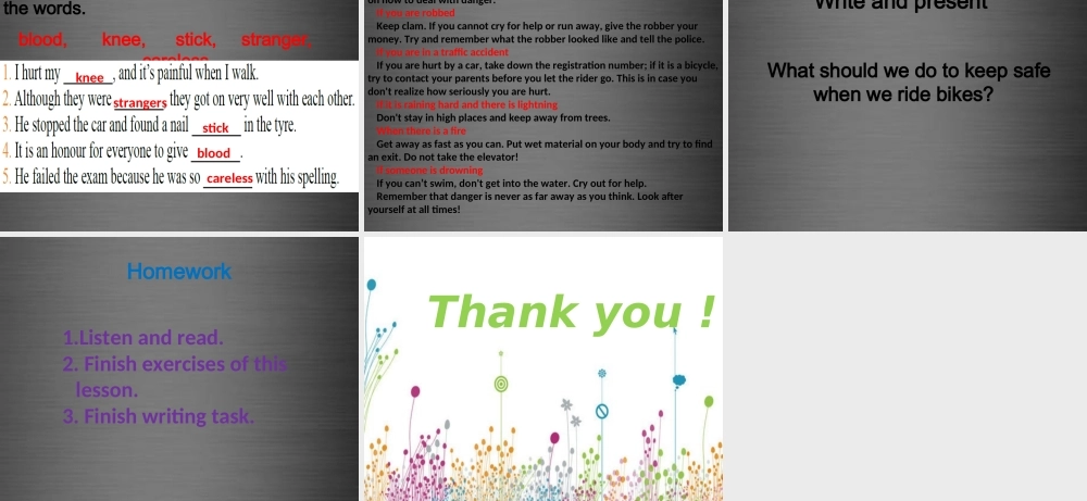 冀教初中英语九上《Lesson 15 My Helmet Saved My Life! 》PPT课件 (3).ppt