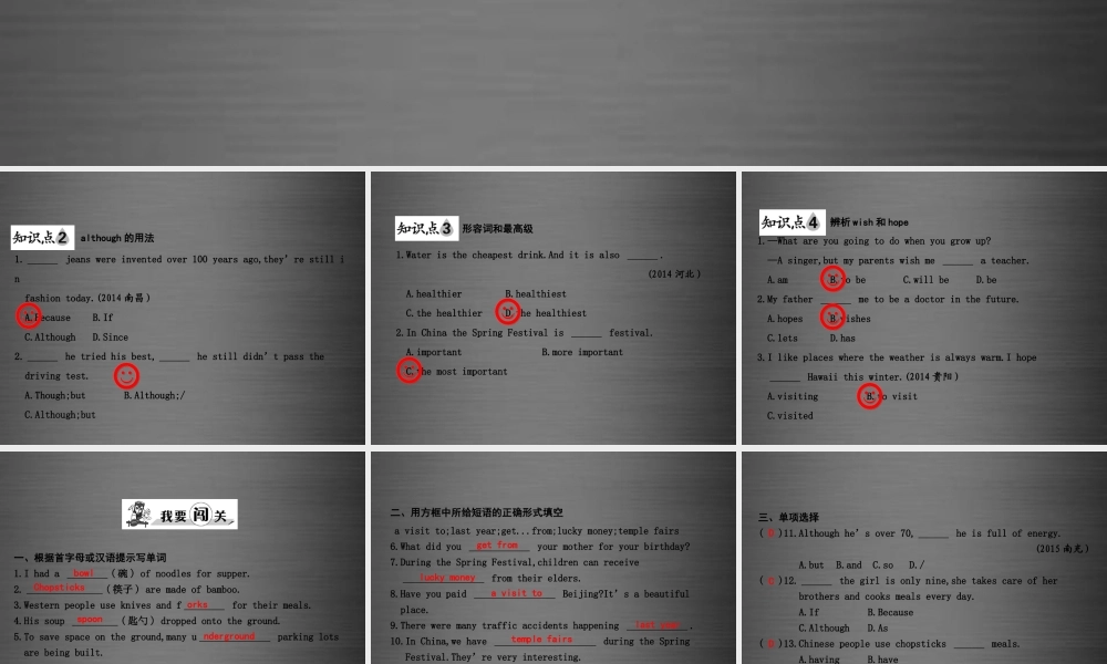 冀教初中英语九下《Lesson 43 A Visit to Chinatown》PPT课件.ppt