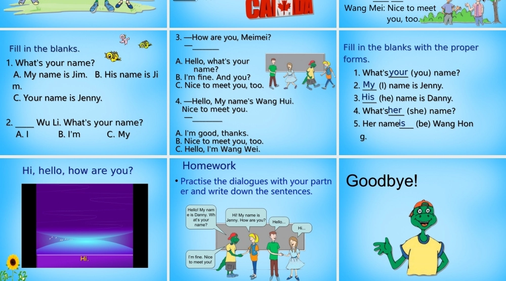 冀教初中英语七上《Lesson 1 Hello!》PPT课件 (5).ppt