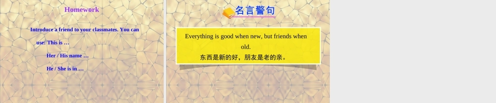 冀教初中英语七上《Lesson 2 Teacher and Students》PPT课件 (1).ppt