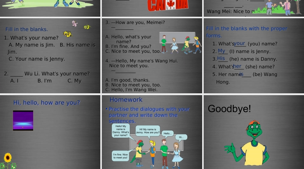冀教初中英语七上《Lesson 1 Hello!》PPT课件 (4).ppt