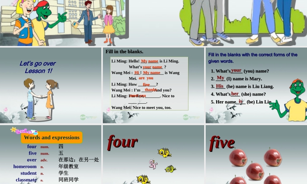 冀教初中英语七上《Lesson 2 Teacher and Students》PPT课件 (6).ppt