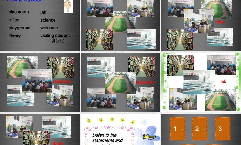 冀教初中英语七上《Lesson 3 Welcome to Our School》PPT课件 (4).ppt