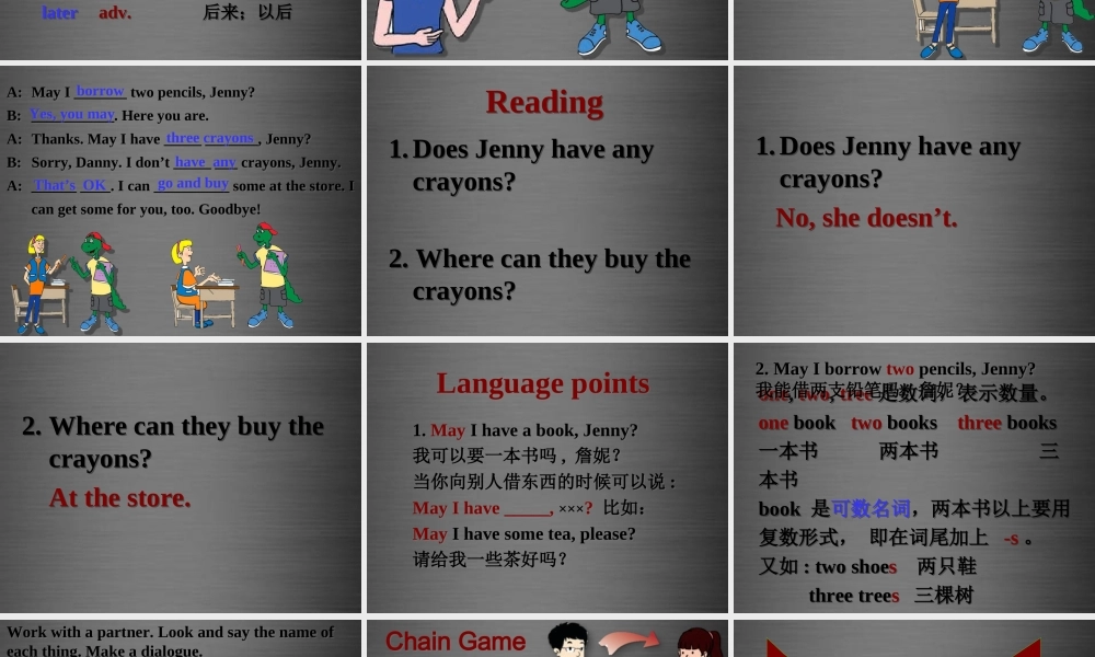 冀教初中英语七上《Lesson 5 May I Have a Book》PPT课件 (4).ppt