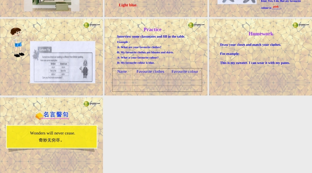 冀教初中英语七上《Lesson 7 Jenny's New Skirt》PPT课件 (2).ppt