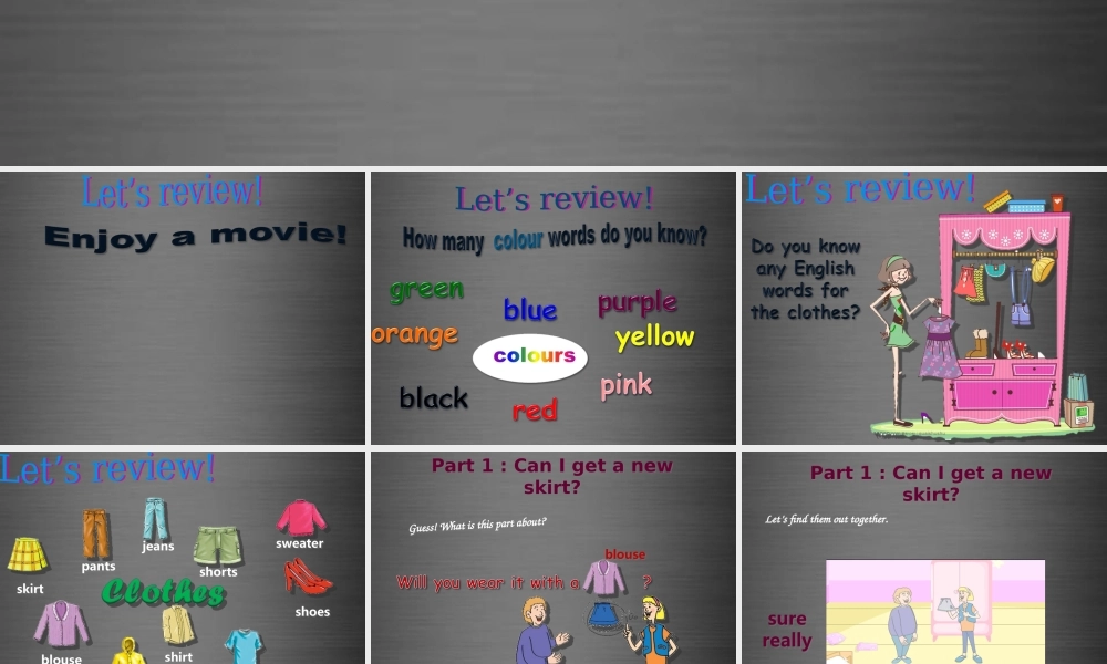 冀教初中英语七上《Lesson 7 Jenny's New Skirt》PPT课件 (6).ppt