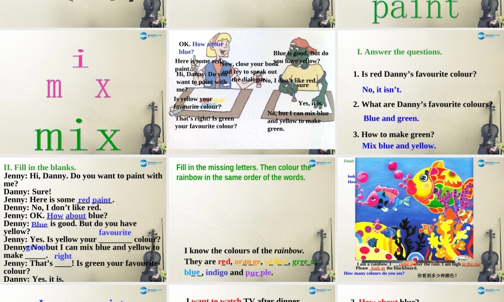 冀教初中英语七上《Lesson 8 Danny's Favourit Colour》PPT课件 (3).ppt