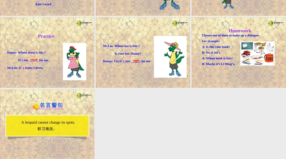 冀教初中英语七上《Lesson 9 Whose Coat Is This》PPT课件 (2).ppt